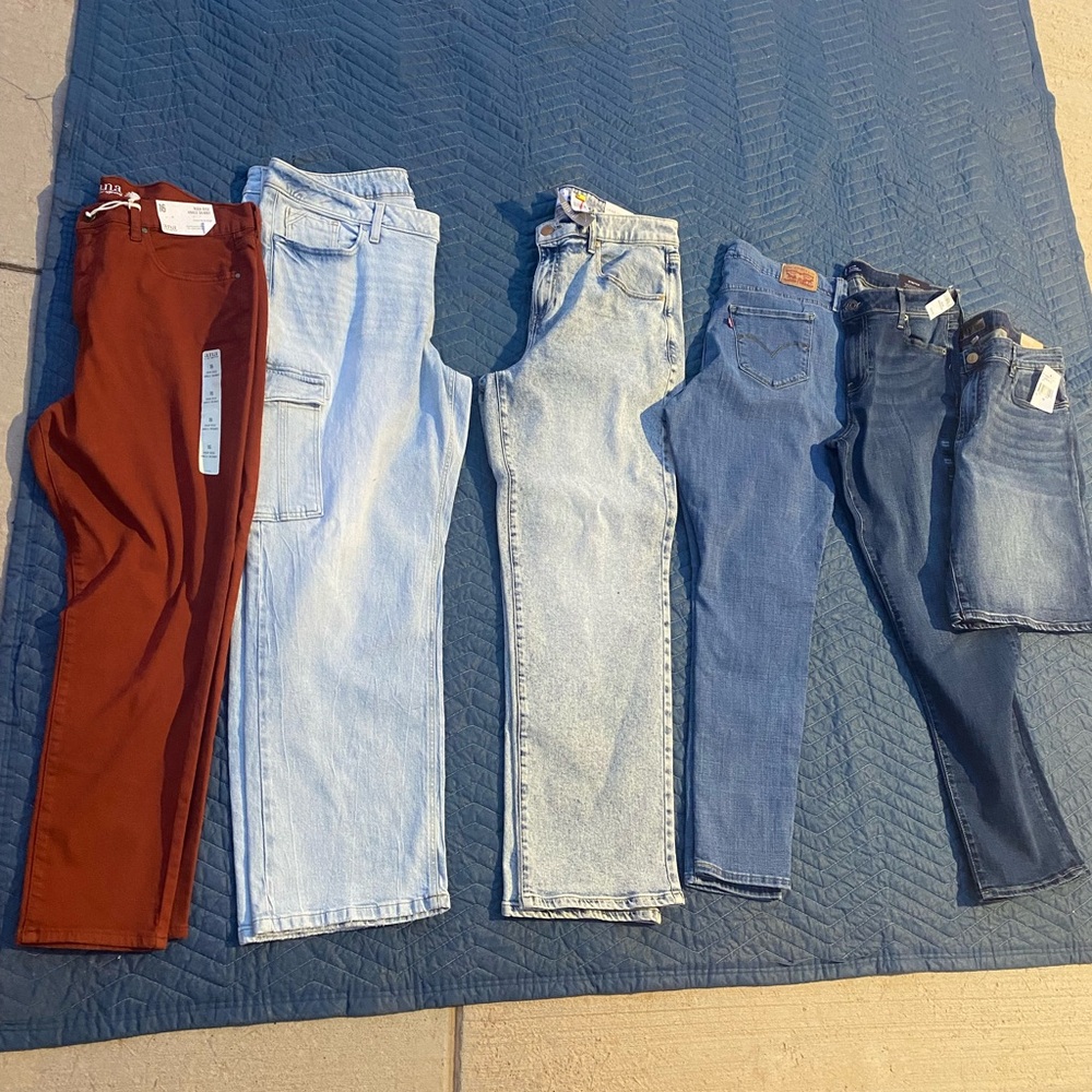 Assorted Denim Jeans Collection